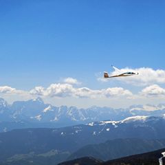 Flugwegposition um 10:55:27: Aufgenommen in der Nähe von Kloster, 8530 Kloster, Österreich in 2100 Meter